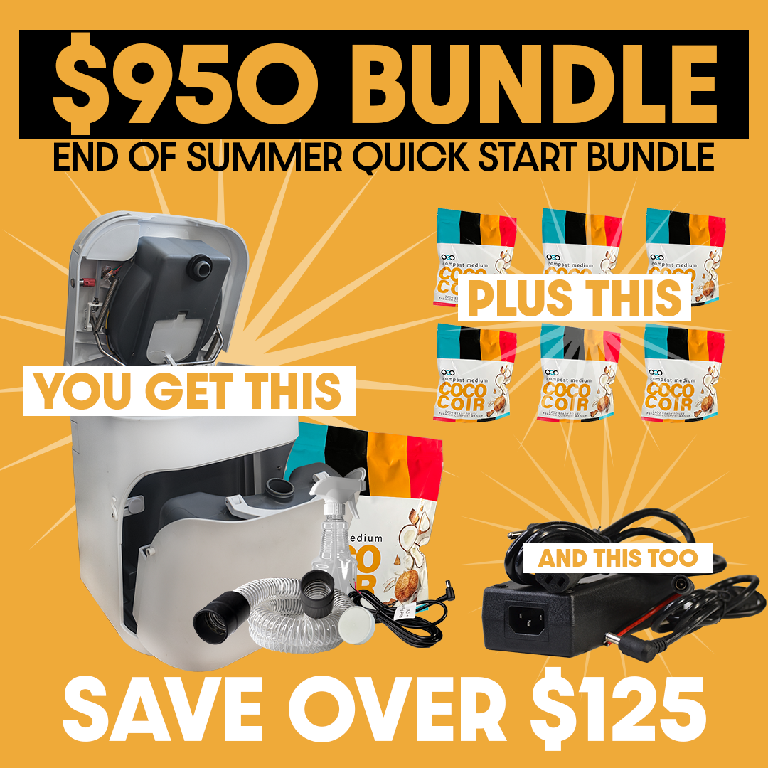 Limited-Time OGO™ ORIGIN Compost Toilet System Bundle – Save Big + Free Essentials