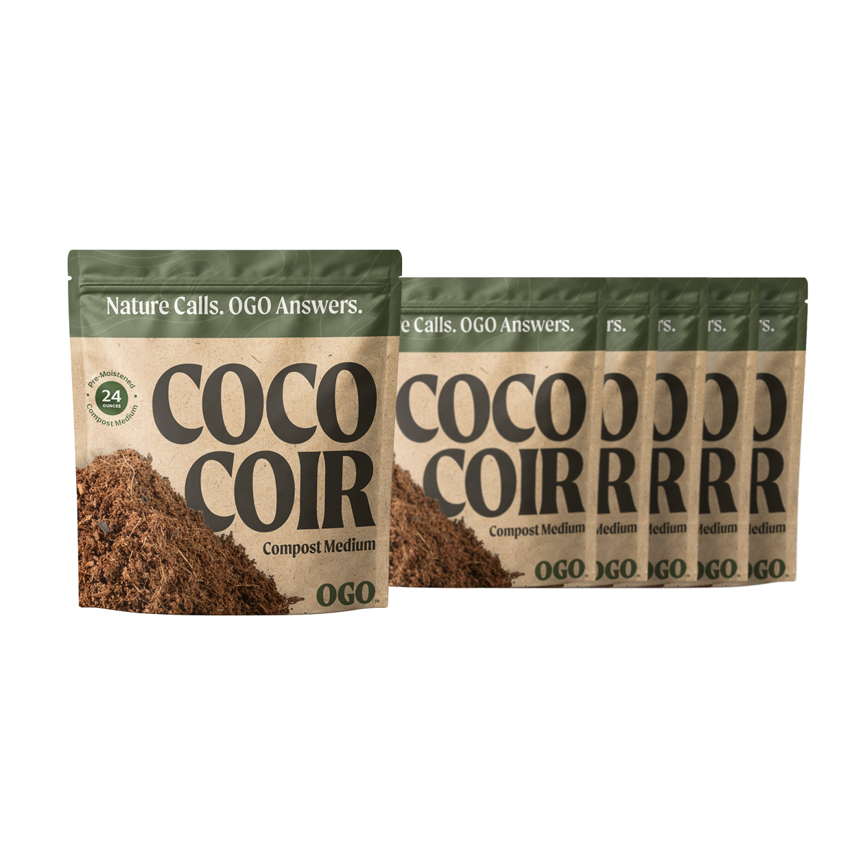 OGO Coco Coir Compost Medium - 6 Pack